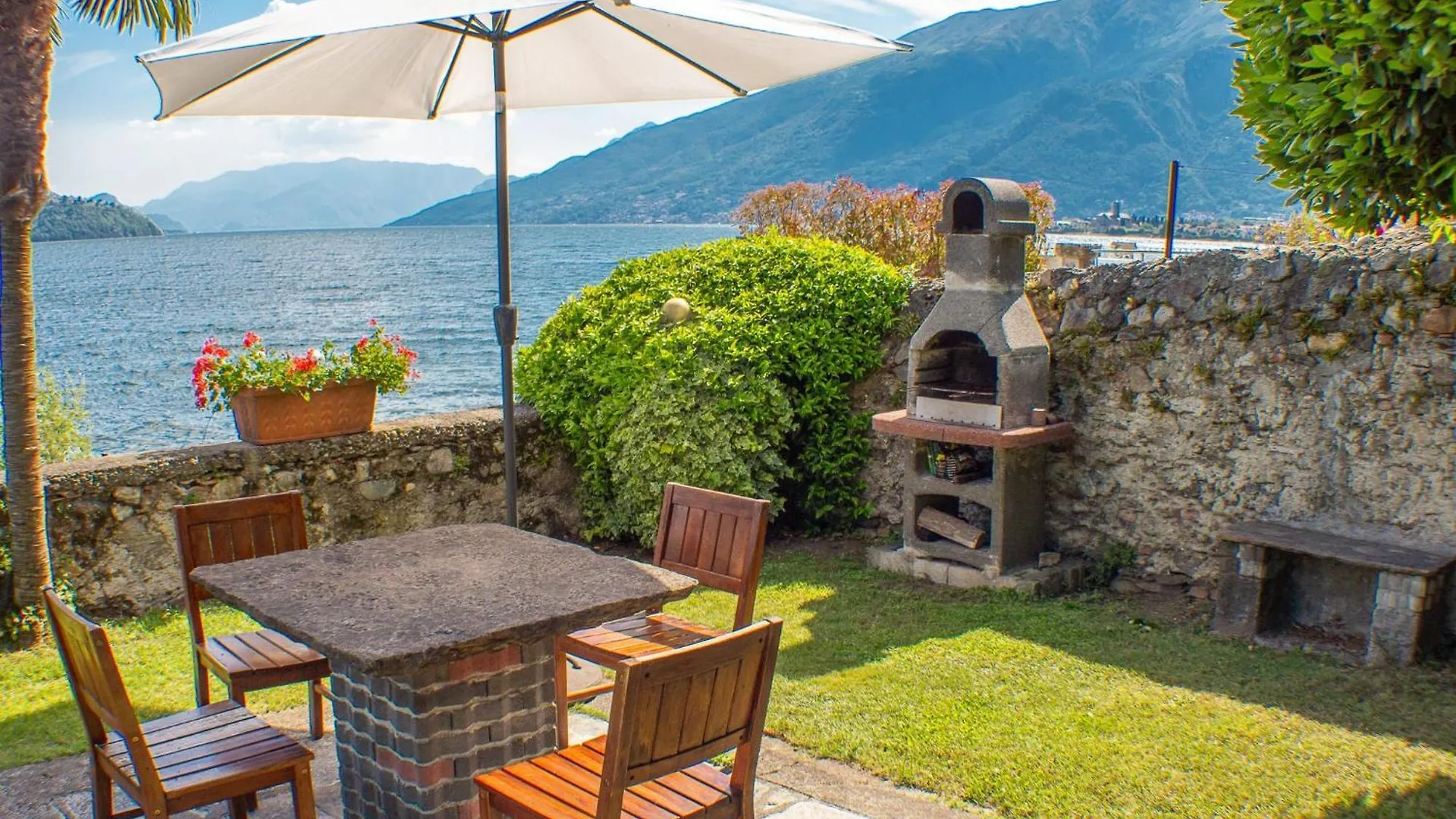 Lägenhet Vento Tivano Garten Ferienwohnung Domaso Italien