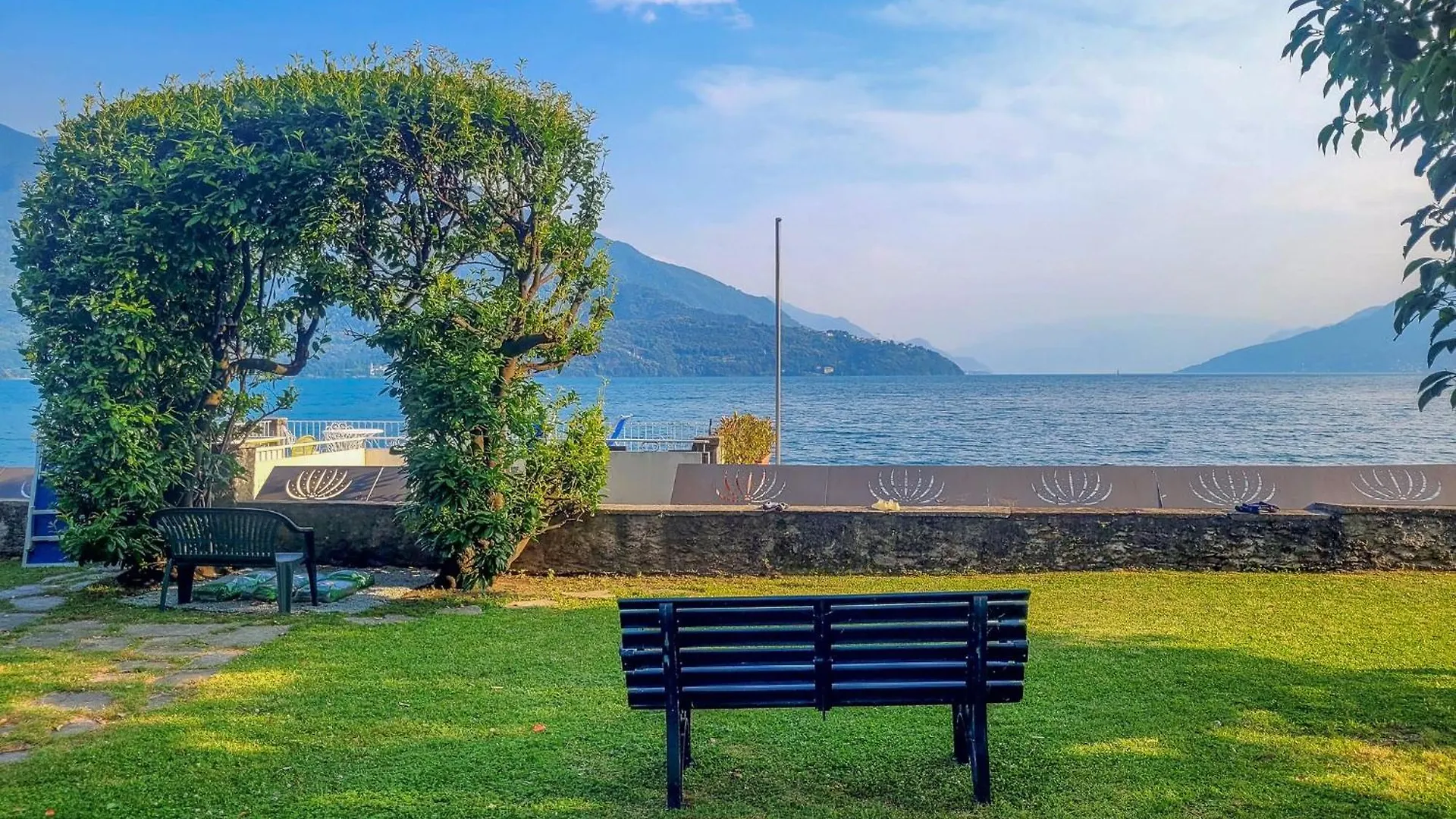Vento Tivano Garten Ferienwohnung Domaso Italien